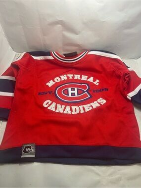 Toddler 12-18m NHL NWT canadiens habs jersey